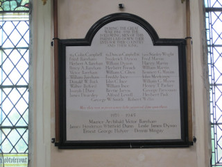 photo of St Peter and St Paul War Memorial